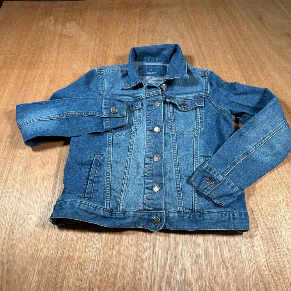 The Limited Denim Jacket Kids Size S Blue Medium Wash Classic Trucker